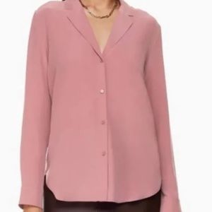 Babaton Monocle Shirt in Red Willow size small NWT